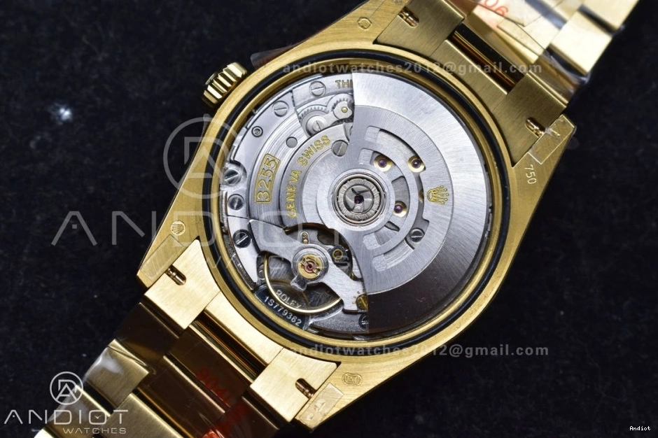 QF V5 Edition Bracelet Dial 36 President Best Weight) Steel on Gold vr3255 YG DayDate 904L (Gain 1115